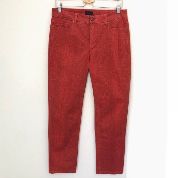 NYDJ Python Print Ankle Jeans - Picture 4 of 16